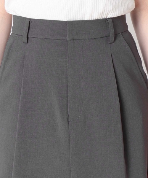 Jines（ジネス）の「ツイミーツイル タックペンシルスカート【セットアップ可】（スカート・レディース・チャコールグレー/ベージュ/モカ・38）」の11枚目の写真