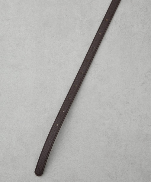 NANO universe（ナノユニバース）の「スクエアバックルベルト（ベルト・レディース・ブラウン/ベージュ・FREE）」の8枚目の写真