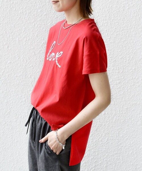 WEB限定】ファンシー コード 刺繍 ロゴ TEE（Tシャツ/カットソー