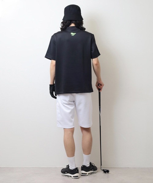 stella77golf(ステラセブンティーンセブンゴルフ)の「蛍光カラーゴルフモックネック半袖T(Tシャツ/カットソー・メンズ・ホワイト/ブラック/イエロー系/オレンジ系・M/XL/S/L)」の22枚目の写真
