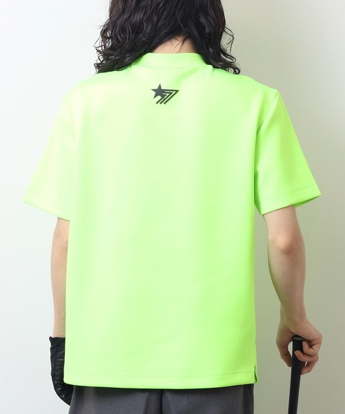 stella77golf(ステラセブンティーンセブンゴルフ)の「蛍光カラーゴルフモックネック半袖T(Tシャツ/カットソー・メンズ・ホワイト/ブラック/イエロー系/オレンジ系・M/XL/S/L)」の19枚目の写真
