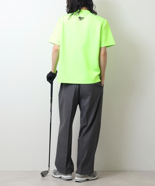stella77golf(ステラセブンティーンセブンゴルフ)の「蛍光カラーゴルフモックネック半袖T(Tシャツ/カットソー・メンズ・ホワイト/ブラック/イエロー系/オレンジ系・M/XL/S/L)」の17枚目の写真