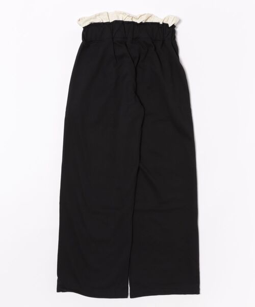 CERCA（チェルカ）の「【 MEMECLE / メメクル 】ダブルウエスト カジュアルイージーパンツ（その他パンツ・レディース・ブラック・S/M/L）」の5枚目の写真