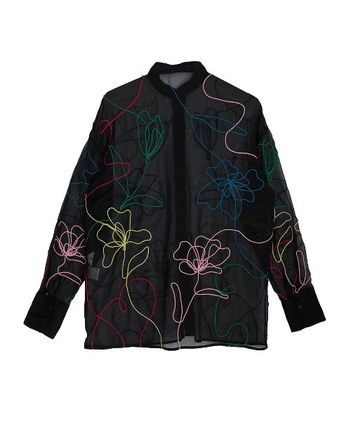 アメリヴィンテージ Ameri VINTAGE アメリ AMERI メディラフドレスシャツ MEDI ROUGH DRESS SHIRT ブラウス ノースリーブ Ameri（アメリ）の「MEDI ROUGH DRESS SHIRT（シャツ/ブラウス