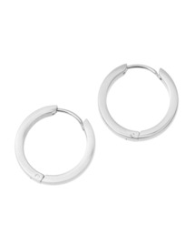 AMERICAN HOLIC | ステンレス ワンタッチフープピアス(ピアス(両耳用))