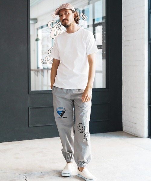 seventy seven（セブンティセブン）の「mt9672-middle onz S-S t-shirts (77label) Tシャツ（Tシャツ/カットソー・メンズ・グリーン/ホワイト/ブラック/ヘザーグレー・S/M/L/XL）」の8枚目の写真
