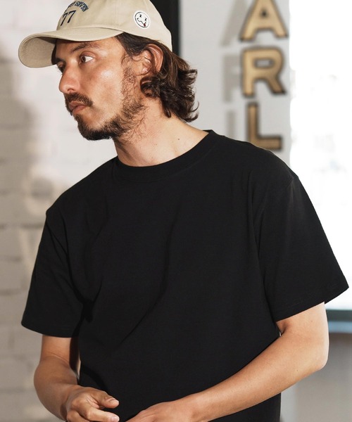 seventy seven（セブンティセブン）の「mt9672-middle onz S-S t-shirts (77label) Tシャツ（Tシャツ/カットソー・メンズ・グリーン/ホワイト/ブラック/ヘザーグレー・S/M/L/XL）」の10枚目の写真