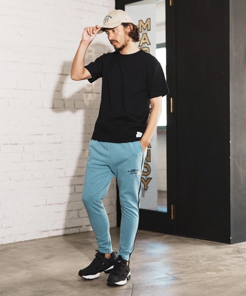 seventy seven（セブンティセブン）の「mt9672-middle onz S-S t-shirts (77label) Tシャツ（Tシャツ/カットソー・メンズ・グリーン/ホワイト/ブラック/ヘザーグレー・S/M/L/XL）」の13枚目の写真