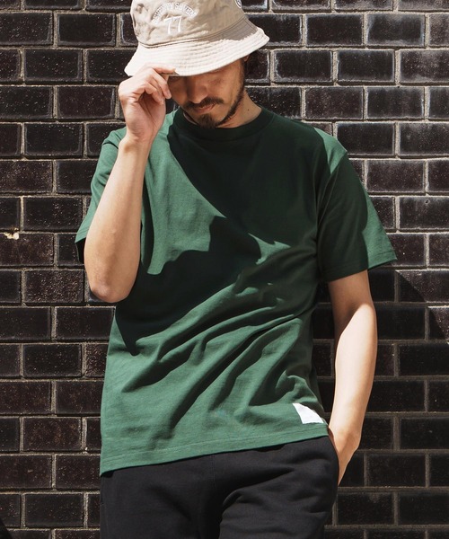 seventy seven（セブンティセブン）の「mt9672-middle onz S-S t-shirts (77label) Tシャツ（Tシャツ/カットソー・メンズ・グリーン/ホワイト/ブラック/ヘザーグレー・S/M/L/XL）」の20枚目の写真