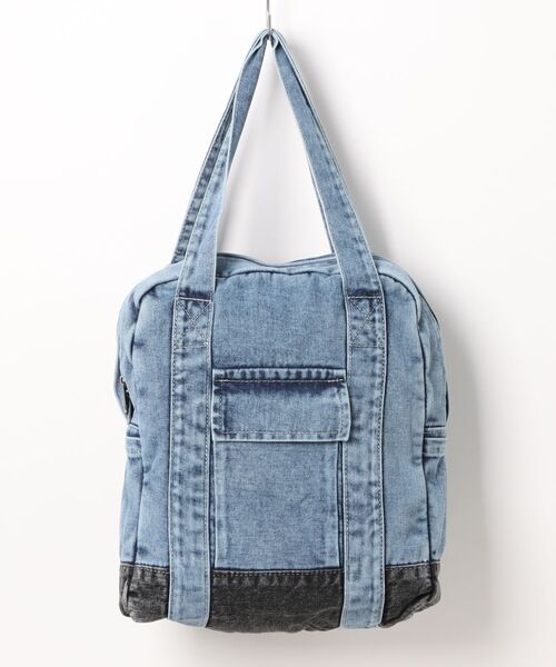 aimoha(アイモハ)の「B.A.G. デニムバックパック(バックパック/リュック・レディース・ライトブルー/ネイビー・FREE)」の14枚目の写真