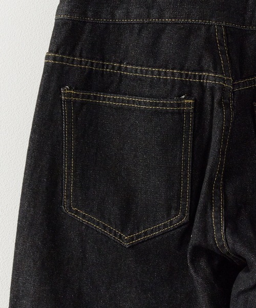 BLANK　（ブランク）の「Fake two-piece Leopard Highwaist Denim / フェイクツーピース レオパード ハイウエストデニム（デニムパンツ・レディース・レオパード・FREE）」の6枚目の写真