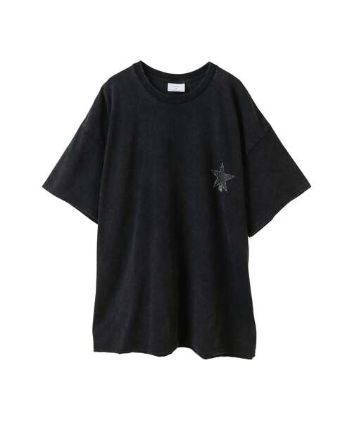 CONVERSE TOKYO（コンバーストウキョウ）の「PIGMENT DYE PUMA BACK PRINT TEE（Tシャツ/カットソー・レディース・ブラック/レッド/ホワイト・MEDIUM/SMALL）」の5枚目の写真