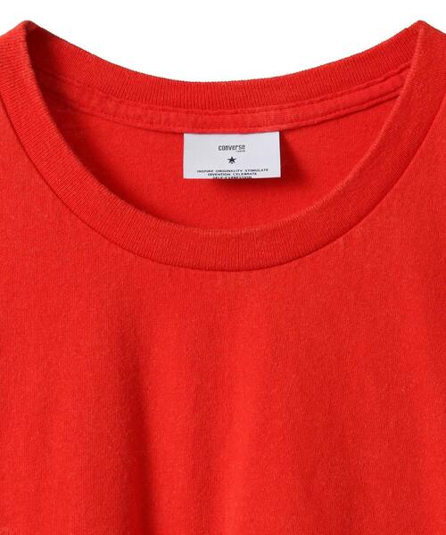 CONVERSE TOKYO（コンバーストウキョウ）の「PIGMENT DYE PUMA BACK PRINT TEE（Tシャツ/カットソー・レディース・ブラック/レッド/ホワイト・MEDIUM/SMALL）」の9枚目の写真