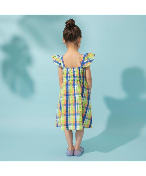 BREEZE（ブリーズ）の「【リンク/ジュニア対応】もっとスズシーサッカーワンピース（ワンピース・キッズ・オレンジ/グリーン/ブラック・90/100/110/120/80/130/140）」の5枚目の写真