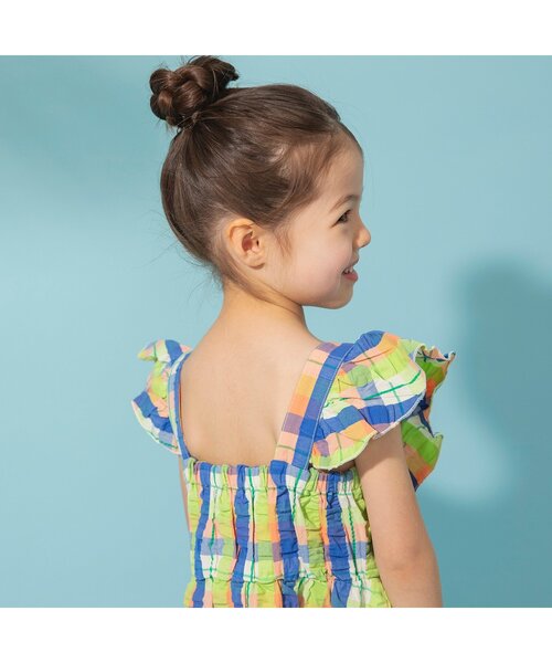 BREEZE（ブリーズ）の「【リンク/ジュニア対応】もっとスズシーサッカーワンピース（ワンピース・キッズ・オレンジ/グリーン/ブラック・90/100/110/120/80/130/140）」の7枚目の写真