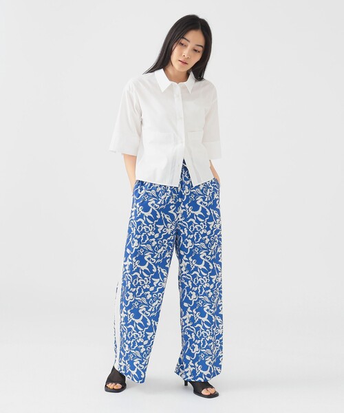 B:MING by BEAMS(ビーミングバイビームス)の「プリント ライン パンツ(S~M)(その他パンツ・レディース・オレンジ/ブルー/ブラック系その他4・SMALL/MEDIUM)」の8枚目の写真