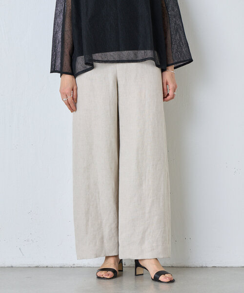 BEARDSLEY　ビアズリー　15 quinze　リネンパンツ　パンツ　リネン 15 quinze》リネンパンツ | BEARDSLEY(ビアズリー)レディース