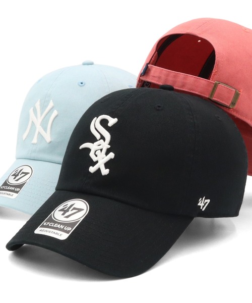 '47（フォーティーセブン）の「’47BRANDフォーティーセブン キャップ クリーンナップ MLBロゴ（キャップ・レディース・ブルー/グリーン/ベージュ/ベージュ系/グリーン系その他/ブラック/ブラウン/ダークグレー/グレー系その他/ベージュ系1/ブラック系/レッド/カーキ/ネイビー/ピンク/ネイビー系1/ホワイト/チャコールグレー/グリーン系その他2/グレー系その他2/レッド系その他/ベージュ系2/レッド系その他2/ブラック系1/ブラウン系その他/パープル/ピンク系その他/ベージュ系3/グリーン系その他3/ホワイト系その他/ブラック系2/ネイビー系2/ブラック系3/ネイビー系3/ブラウン系その他2/ベージュ系4/ブルー系/ブルー系1/ブルー系2/ブルー系3・FREE）」の8枚目の写真