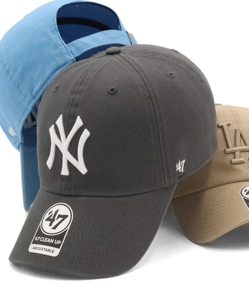 '47（フォーティーセブン）の「’47BRANDフォーティーセブン キャップ クリーンナップ MLBロゴ（キャップ・レディース・ブルー/グリーン/ベージュ/ベージュ系/グリーン系その他/ブラック/ブラウン/ダークグレー/グレー系その他/ベージュ系1/ブラック系/レッド/カーキ/ネイビー/ピンク/ネイビー系1/ホワイト/チャコールグレー/グリーン系その他2/グレー系その他2/レッド系その他/ベージュ系2/レッド系その他2/ブラック系1/ブラウン系その他/パープル/ピンク系その他/ベージュ系3/グリーン系その他3/ホワイト系その他/ブラック系2/ネイビー系2/ブラック系3/ネイビー系3/ブラウン系その他2/ベージュ系4/ブルー系/ブルー系1/ブルー系2/ブルー系3・FREE）」の9枚目の写真
