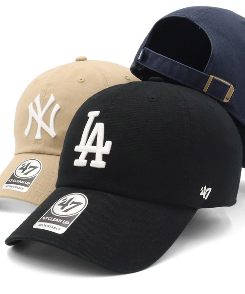 '47（フォーティーセブン）の「’47BRANDフォーティーセブン キャップ クリーンナップ MLBロゴ（キャップ・レディース・ブルー/グリーン/ベージュ/ベージュ系/グリーン系その他/ブラック/ブラウン/ダークグレー/グレー系その他/ベージュ系1/ブラック系/レッド/カーキ/ネイビー/ピンク/ネイビー系1/ホワイト/チャコールグレー/グリーン系その他2/グレー系その他2/レッド系その他/ベージュ系2/レッド系その他2/ブラック系1/ブラウン系その他/パープル/ピンク系その他/ベージュ系3/グリーン系その他3/ホワイト系その他/ブラック系2/ネイビー系2/ブラック系3/ネイビー系3/ブラウン系その他2/ベージュ系4/ブルー系/ブルー系1/ブルー系2/ブルー系3・FREE）」の4枚目の写真
