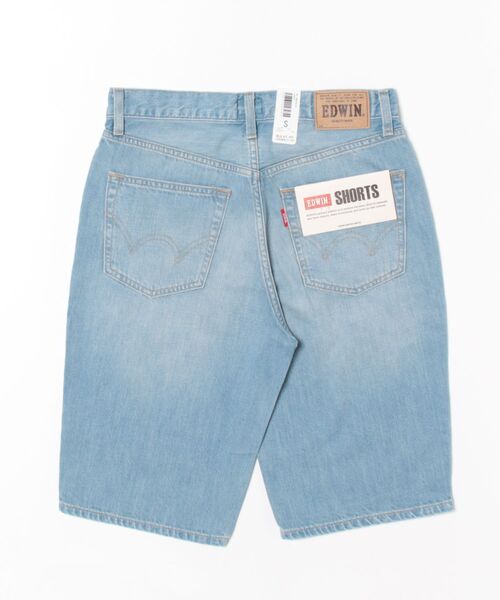 EDWIN(エドウィン)の「EDWIN エドウィン BASIC ショーツ デニムパンツ(デニムパンツ・メンズ・ライトインディゴブルー/ダークインディゴブルー/ブラック系その他2/インディゴブルー・SMALL/MEDIUM/LARGE/X-LARGE)」の5枚目の写真