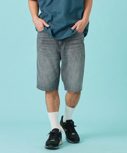 EDWIN(エドウィン)の「EDWIN エドウィン BASIC ショーツ デニムパンツ(デニムパンツ・メンズ・ライトインディゴブルー/ダークインディゴブルー/ブラック系その他2/インディゴブルー・SMALL/MEDIUM/LARGE/X-LARGE)」の2枚目の写真