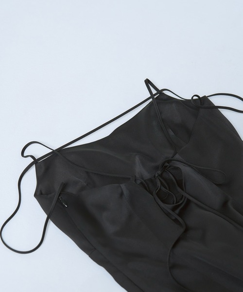 emiriawiz（エミリアウィズ）の「Narrow Strap Camisole Dress（ワンピース・レディース・ベージュ/ブラック・SMALL/MEDIUM）」の9枚目の写真