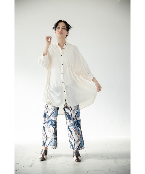 OSMOSIS（オズモーシス）の「プリントパンツ（その他パンツ・レディース・ブラック/ネイビー/グリーン・ONE SIZE）」の8枚目の写真