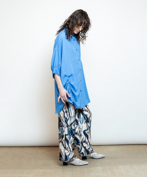 OSMOSIS（オズモーシス）の「プリントパンツ（その他パンツ・レディース・ブラック/ネイビー/グリーン・ONE SIZE）」の13枚目の写真