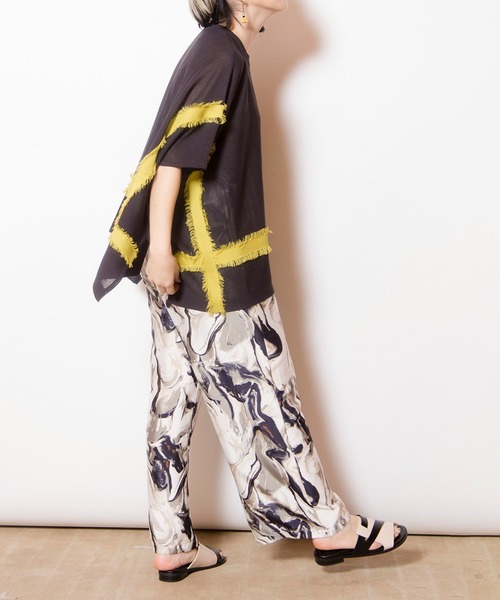 OSMOSIS（オズモーシス）の「プリントパンツ（その他パンツ・レディース・ブラック/ネイビー/グリーン・ONE SIZE）」の20枚目の写真