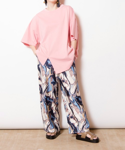 OSMOSIS（オズモーシス）の「プリントパンツ（その他パンツ・レディース・ブラック/ネイビー/グリーン・ONE SIZE）」の21枚目の写真