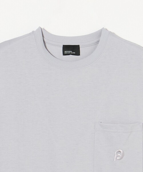 green label relaxing（グリーンレーベルリラクシング）の「【WEB限定】＜GLR or＞ロゴ ノースリーブ -吸水速乾・抗菌-（タンクトップ・メンズ・モカ/ブラック/ホワイト/ライトグレー・S/M/L）」の7枚目の写真