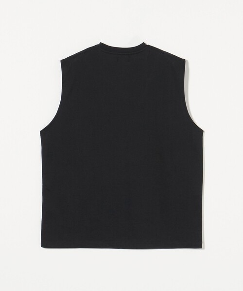 green label relaxing（グリーンレーベルリラクシング）の「【WEB限定】＜GLR or＞ロゴ ノースリーブ -吸水速乾・抗菌-（タンクトップ・メンズ・モカ/ブラック/ホワイト/ライトグレー・S/M/L）」の18枚目の写真