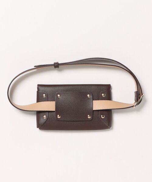 MIRROR STOKE（ミラーストーク）の「【ZOZO限定／追加】BELT POUCH/ベルトポーチ（ボディバッグ/ウエストポーチ・レディース・ブラウン/ブラック・MEDIUM）」の7枚目の写真