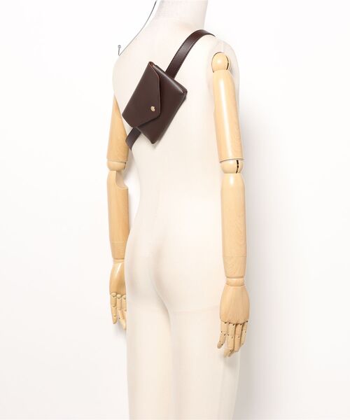 MIRROR STOKE（ミラーストーク）の「【ZOZO限定／追加】BELT POUCH/ベルトポーチ（ボディバッグ/ウエストポーチ・レディース・ブラウン/ブラック・MEDIUM）」の10枚目の写真