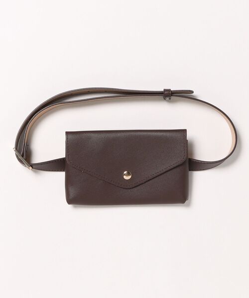 MIRROR STOKE（ミラーストーク）の「【ZOZO限定／追加】BELT POUCH/ベルトポーチ（ボディバッグ/ウエストポーチ・レディース・ブラウン/ブラック・MEDIUM）」の12枚目の写真