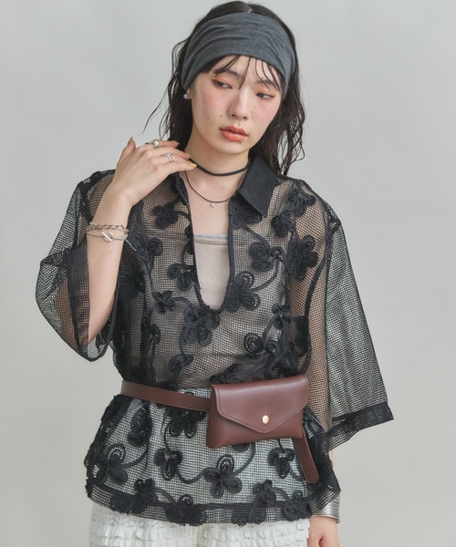 MIRROR STOKE（ミラーストーク）の「【ZOZO限定／追加】BELT POUCH/ベルトポーチ（ボディバッグ/ウエストポーチ・レディース・ブラウン/ブラック・MEDIUM）」の13枚目の写真