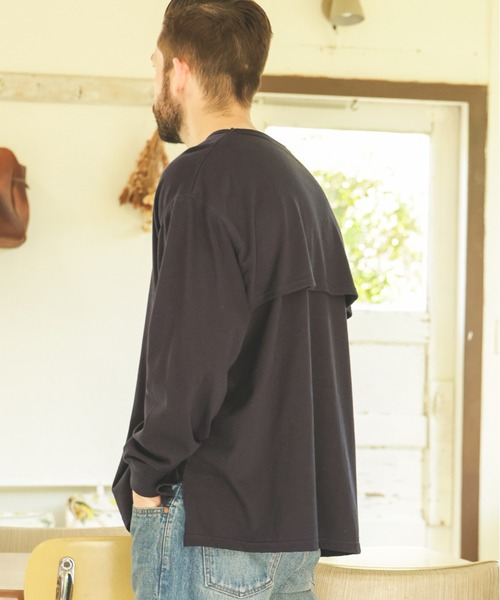 MR.OLIVE（ミスターオリーブ）の「88/12 VINTAGE MATERIAL / VENTILATION L/S T-SHIRT（Tシャツ/カットソー・メンズ・オフホワイト/ブラック/ネイビー・MEDIUM/LARGE）」の3枚目の写真