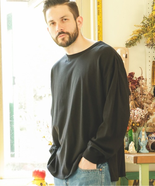 MR.OLIVE（ミスターオリーブ）の「88/12 VINTAGE MATERIAL / VENTILATION L/S T-SHIRT（Tシャツ/カットソー・メンズ・オフホワイト/ブラック/ネイビー・MEDIUM/LARGE）」の15枚目の写真