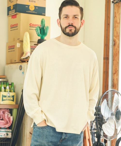 MR.OLIVE（ミスターオリーブ）の「88/12 VINTAGE MATERIAL / VENTILATION L/S T-SHIRT（Tシャツ/カットソー・メンズ・オフホワイト/ブラック/ネイビー・MEDIUM/LARGE）」の14枚目の写真