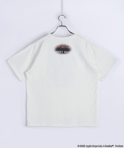 ameri ビートルズT ホワイト セール】The Beatles / ビートルズ プリント 半袖Tシャツ（Tシャツ