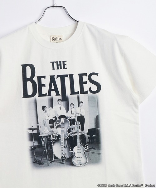 ☆入手困難☆ ビートルズ リンゴ・スター【L】Tシャツ 半袖 両面プリント 白 新品 未使用 リンゴ スター アップル ビートルズ Tシャツ