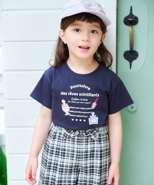 ANY(エニィ)の「ひんやりクール ロゴTシャツ(Tシャツ/カットソー・キッズ・ライトグリーン系/ネイビー系/ホワイト系・140/160/150)」の3枚目の写真