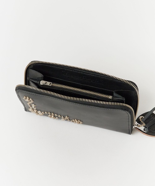 HTC（エイチティーシー）の「HTC/エイチティーシー ZIPPER LARGE レザーウォレット（財布・メンズ・ブラウン/ブラック・FREE）」の4枚目の写真