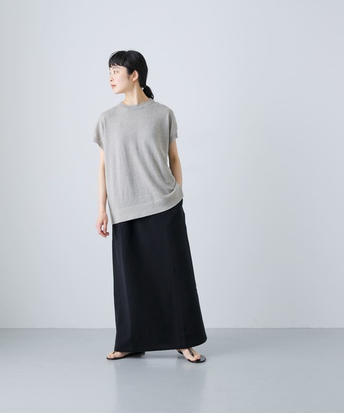 新品タグ付き　かぐれ　ドライコットンストレートスカート かぐれ｜『2サイズ展開』コットンストレートスカート | Rakuten
