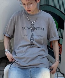【nmtc+】design seven tee / 【エヌエムティーシープラス】デザインプリント半袖Tシャツ