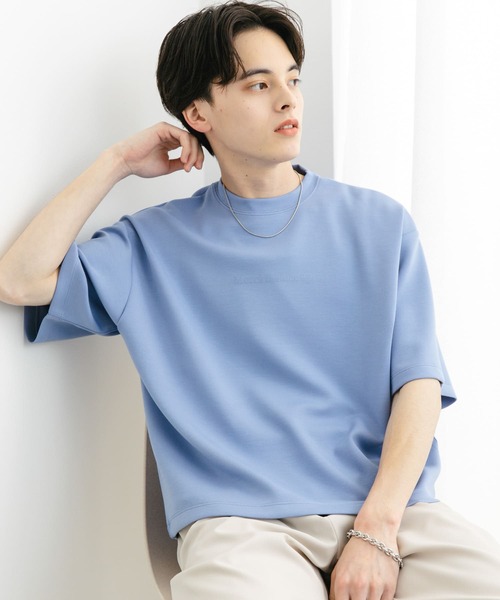 SENSE OF PLACE by URBAN RESEARCH(センスオブプレイスバイアーバンリサーチ)の「french ロゴショートスリーブTシャツ(Tシャツ/カットソー・メンズ・ホワイト/ブルー/ブラック・MEDIUM/LARGE)」の3枚目の写真