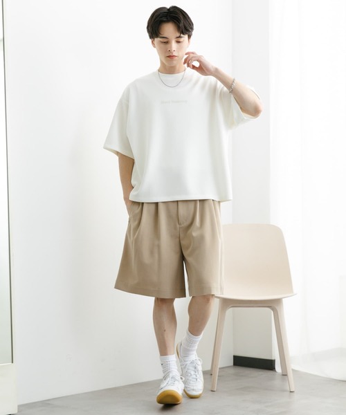 SENSE OF PLACE by URBAN RESEARCH(センスオブプレイスバイアーバンリサーチ)の「french ロゴショートスリーブTシャツ(Tシャツ/カットソー・メンズ・ホワイト/ブルー/ブラック・MEDIUM/LARGE)」の9枚目の写真