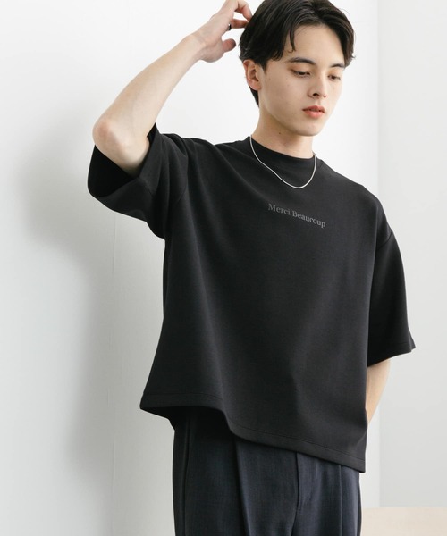 SENSE OF PLACE by URBAN RESEARCH(センスオブプレイスバイアーバンリサーチ)の「french ロゴショートスリーブTシャツ(Tシャツ/カットソー・メンズ・ホワイト/ブルー/ブラック・MEDIUM/LARGE)」の15枚目の写真