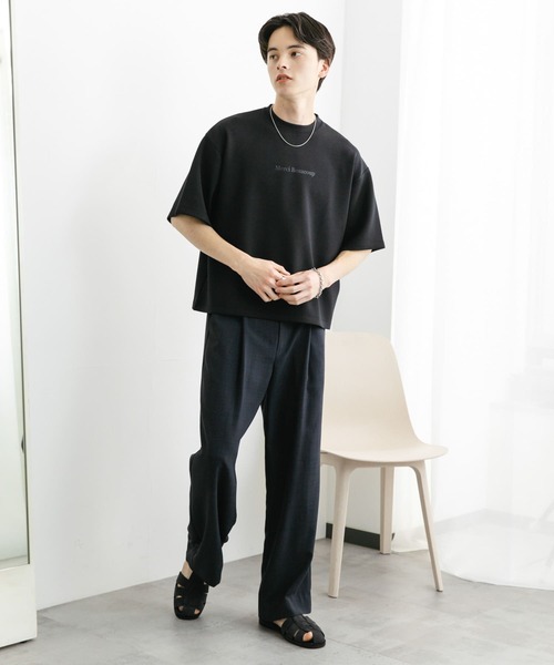 SENSE OF PLACE by URBAN RESEARCH(センスオブプレイスバイアーバンリサーチ)の「french ロゴショートスリーブTシャツ(Tシャツ/カットソー・メンズ・ホワイト/ブルー/ブラック・MEDIUM/LARGE)」の16枚目の写真